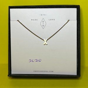 Initial "X" necklace